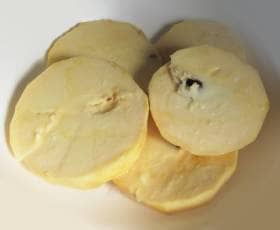 ポトマックの果実は種が少ない